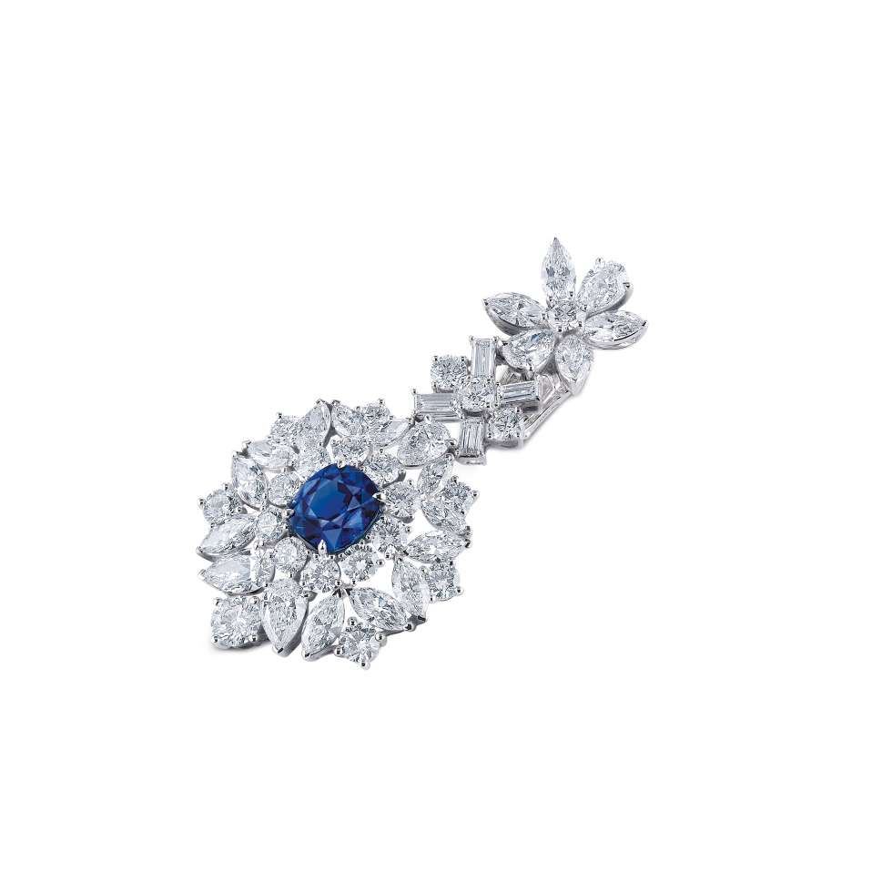 "Love in Mist" Diamonds and Sapphire Collection by Mouawad
