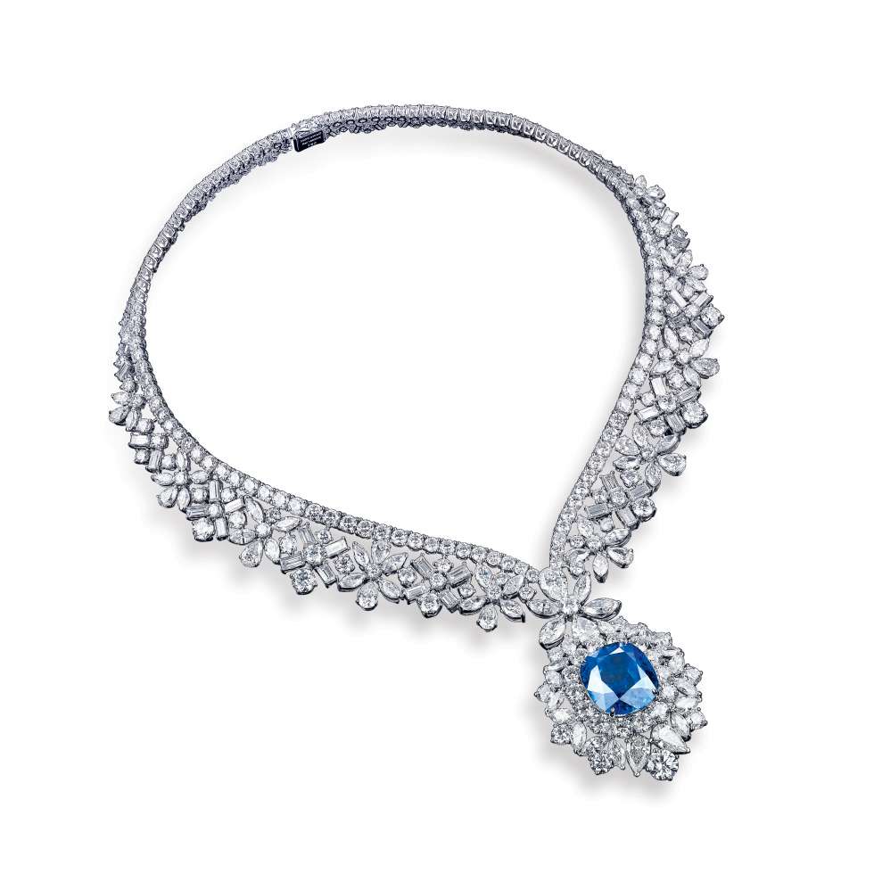 "Love in Mist" Diamonds and Sapphire Collection by Mouawad