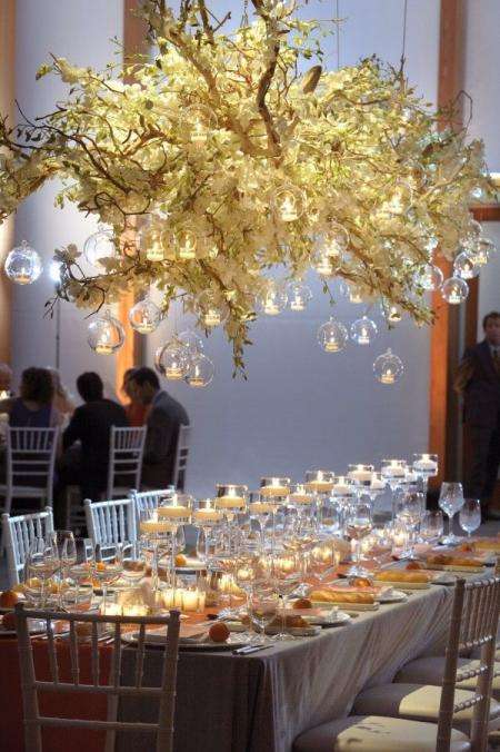 Hanging Centrepieces For A Unique Wedding