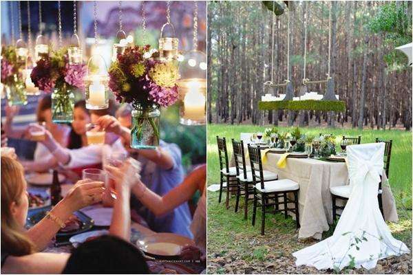 Hanging Centrepieces For A Unique Wedding