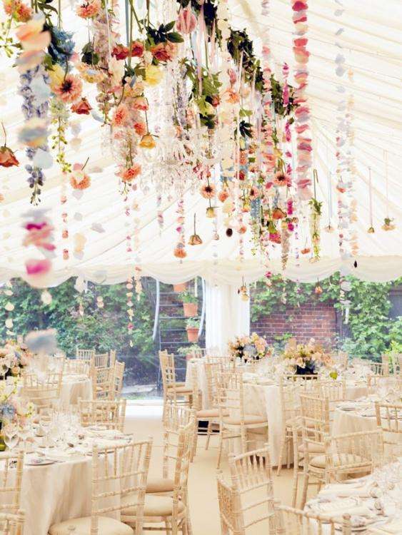 Hanging Centrepieces For A Unique Wedding