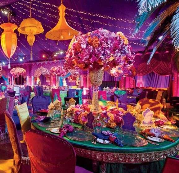 A Magical Arabian Nights Wedding Theme