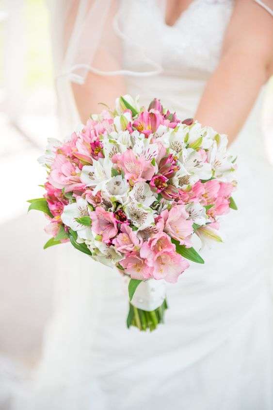 حفل زفاف أنيق بأزهار الأليستروميريا (زنبق البيروفية)