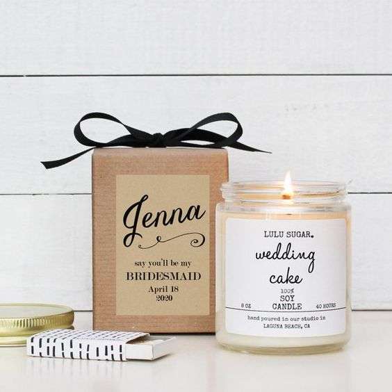 Stunning Candle Wedding Favors