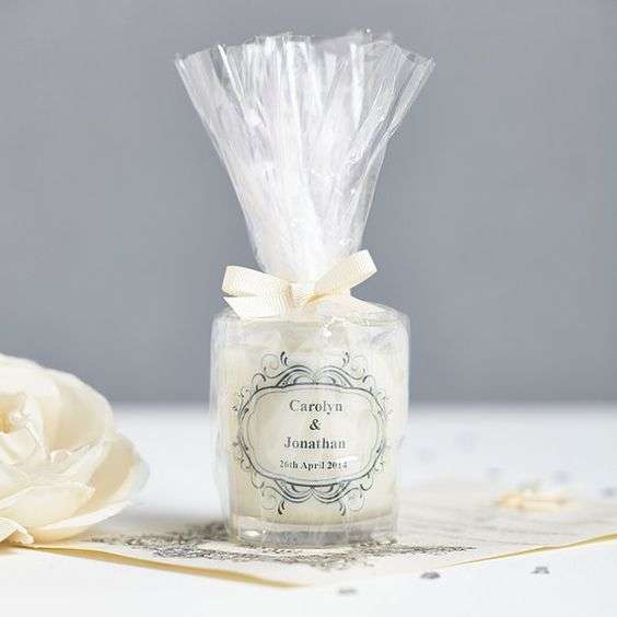 Stunning Candle Wedding Favors