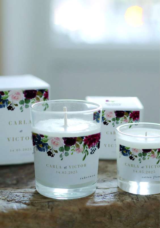 Stunning Candle Wedding Favors