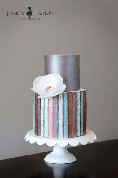 أفكار عصرية لكيكة حفل زفافك