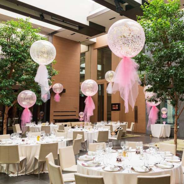 Chic Tulle Balloons for Your Bridal Shower