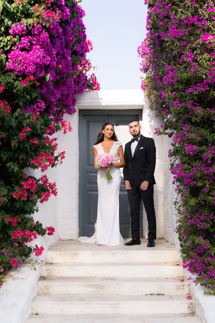 Hannah and Eisa’s ‘Summer Love’ Wedding in Greece