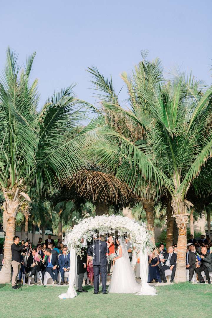 Samar and Angel's Intimate Garden Wedding in Dubai