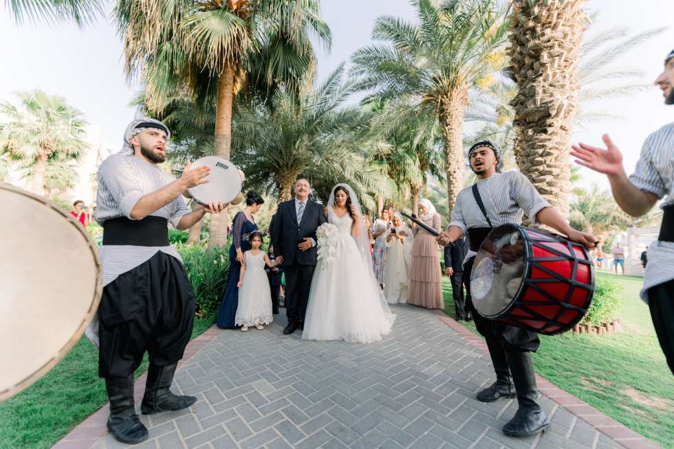 Samar and Angel's Intimate Garden Wedding in Dubai