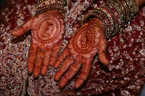 الحناء الهندية للعروس العربية