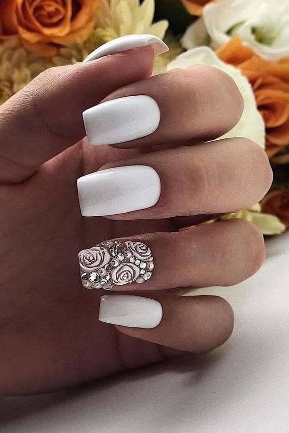 Beautiful Bridal Nails