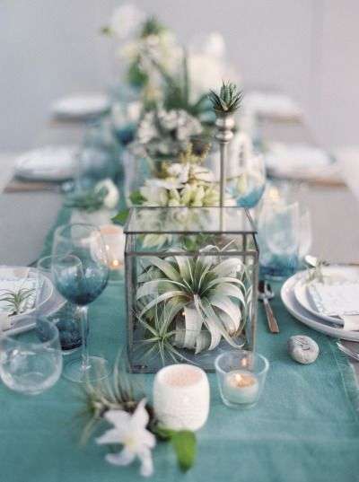 Greenery Wedding Table Settings 9