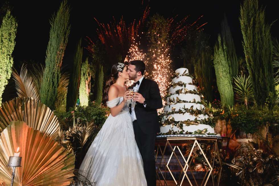 A Golden Lebanese Wedding for Nancy and Khalil