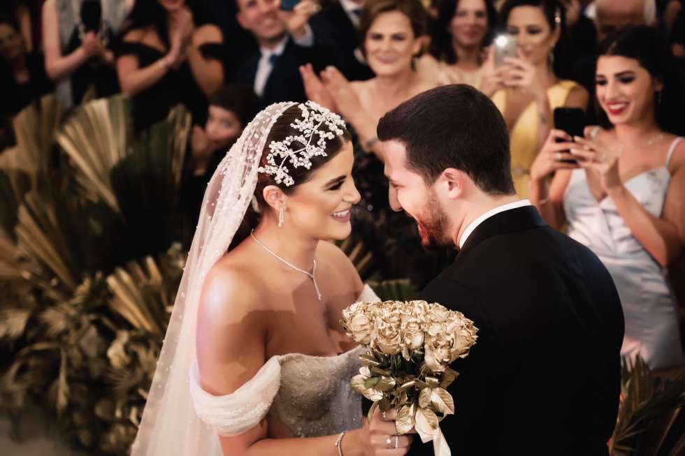 A Golden Lebanese Wedding for Nancy and Khalil