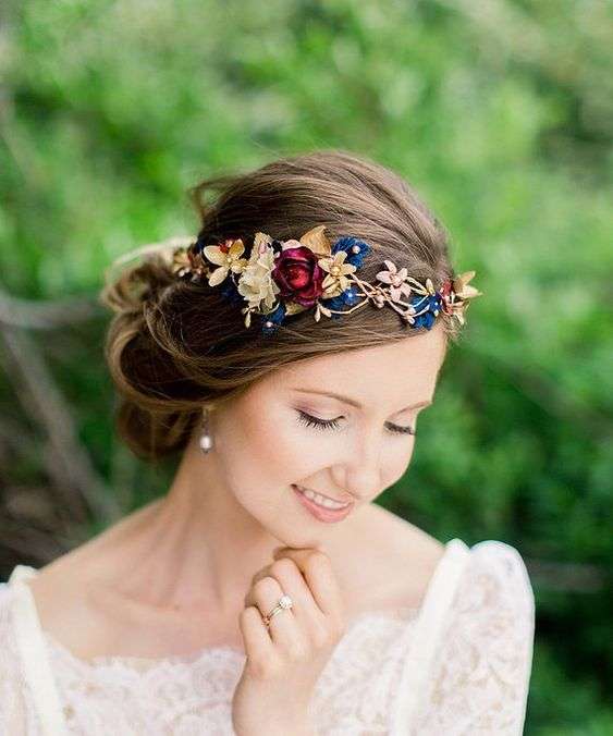 Colorful Bridal Hair Accessories