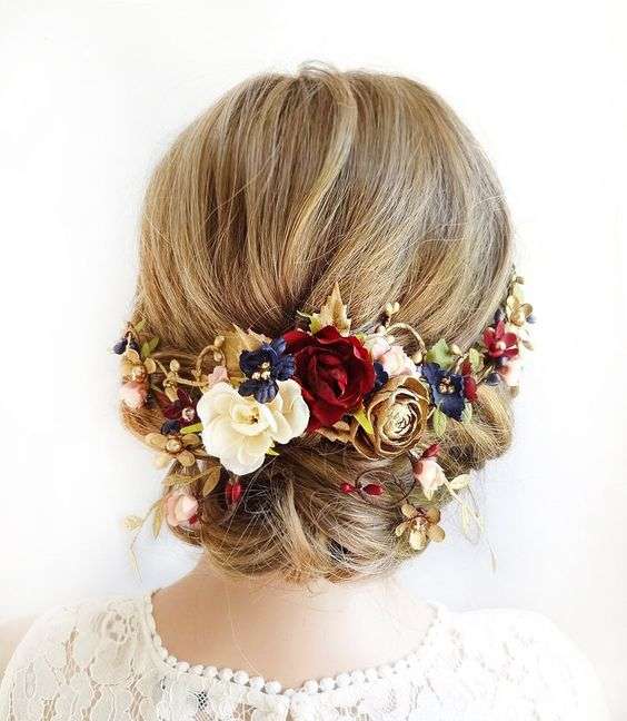 Colorful Bridal Hair Accessories 1