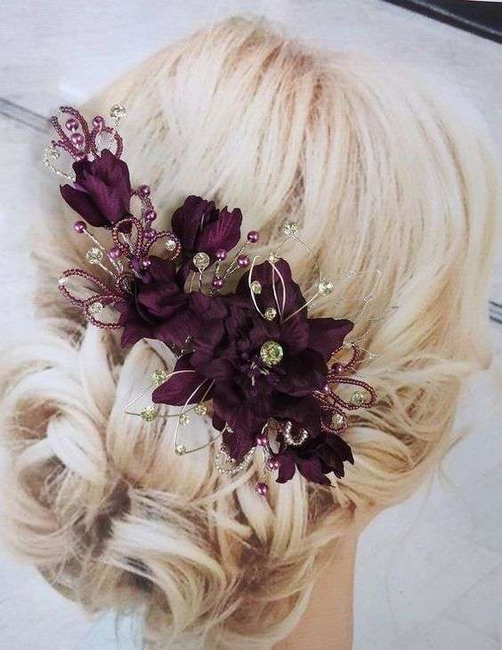Colorful Bridal Hair Accessories 4