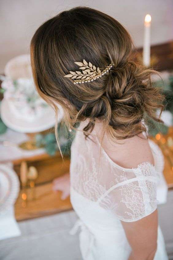 Gold Bridal Hair Accessories 12