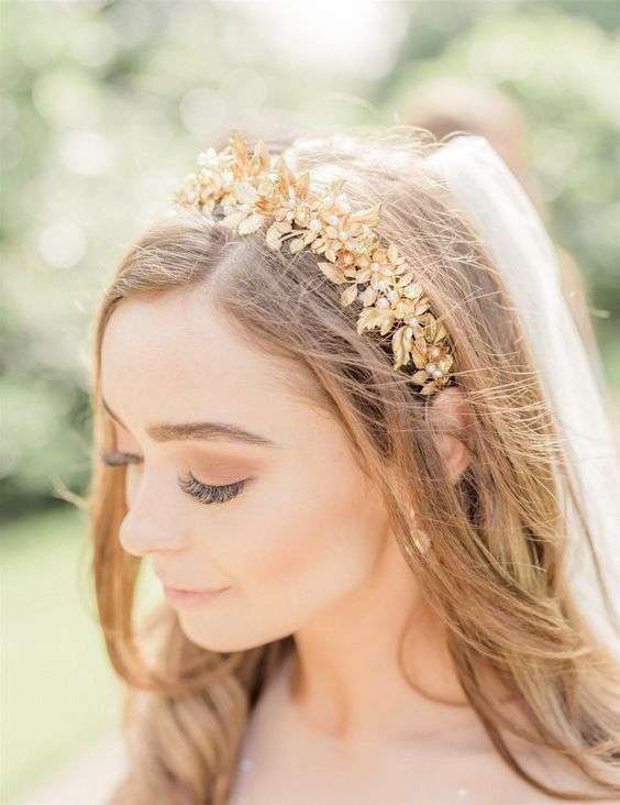 Gold Bridal Hair Accessories 2