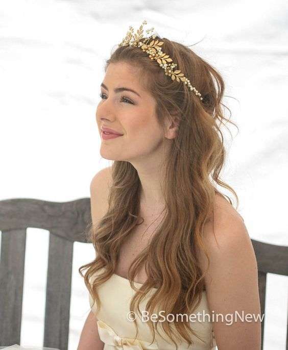 Gold Bridal Hair Accessories 15