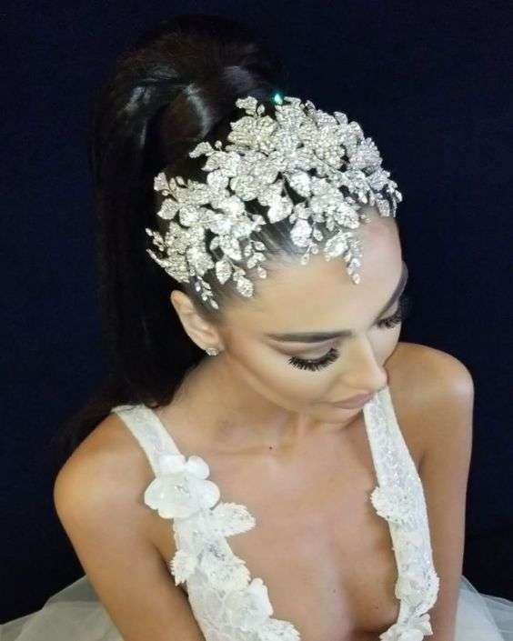 Bridal Headpiece Forehead  9