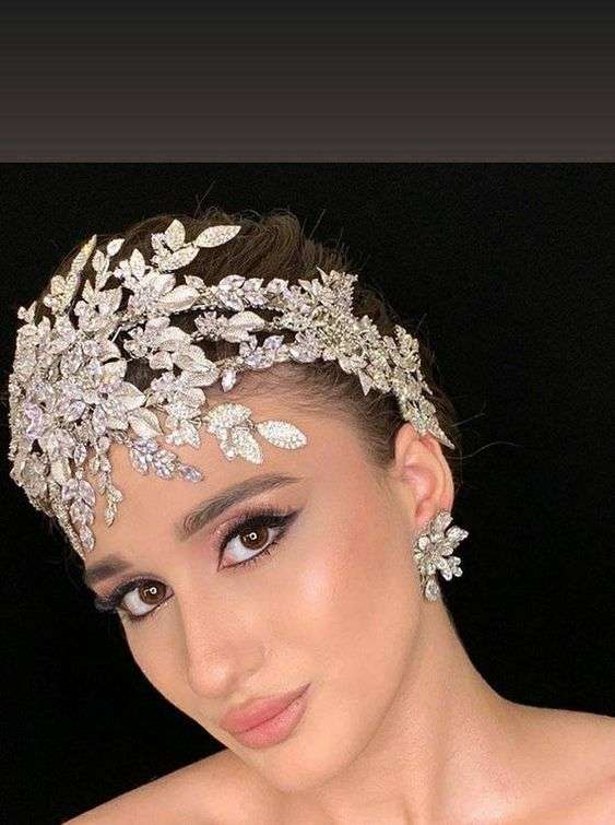 Bridal Headpiece Forehead  4