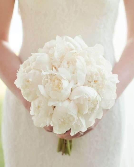 Peonies Wedding Bouquet 1