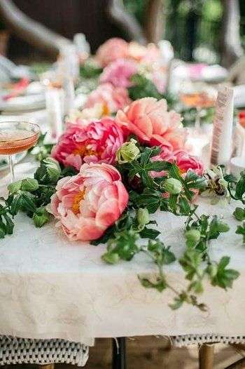 Peonies Wedding Centerpiece 3