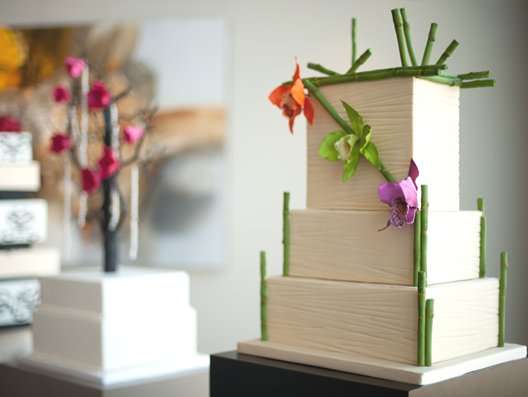 Zen Style Wedding Cake