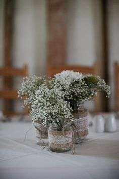 Lace Centerpieces