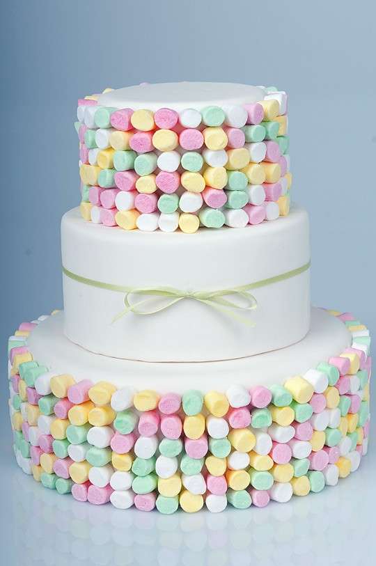 Marshmallow Wedding Cake