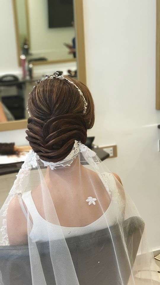 صور تسريحات الشعر للعروس من طلال طبارة
