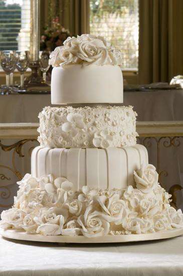 Fondant Wedding Cake 1