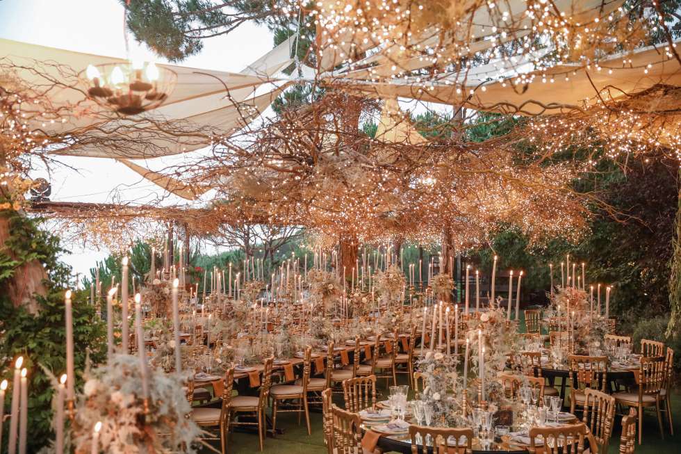 حفل زفاف كيم الجميل ونبيل غاريوس في لبنان