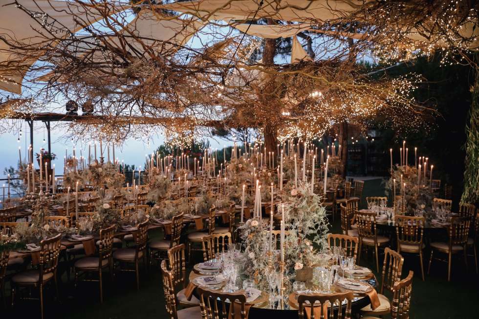 Magical Lost Wonderland Wedding in Lebanon