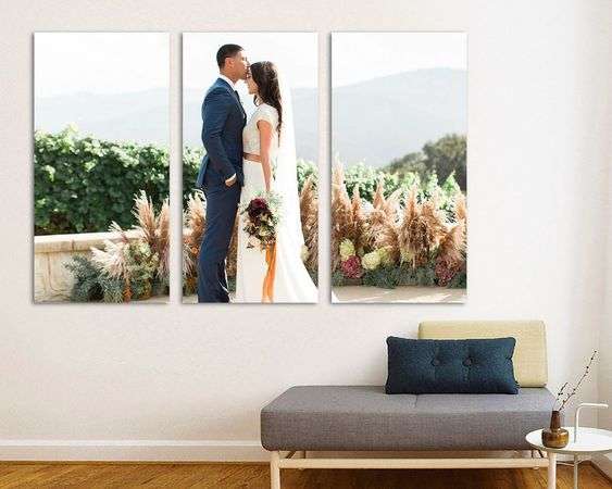 أفكار مبتكرة لعرض صور زفافك في منزلك الجديد