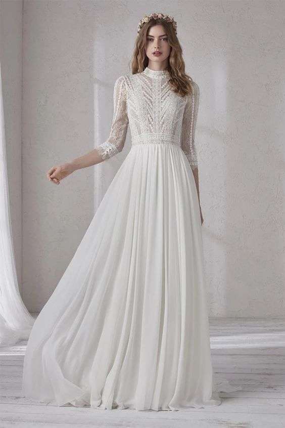 فستان عروس بثيم البوهو شيك