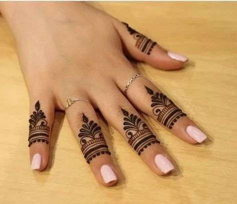Fingertip Henna