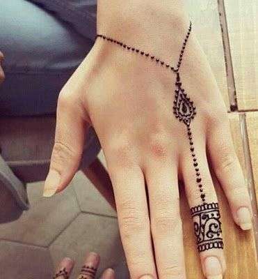 Fingertip Henna 9