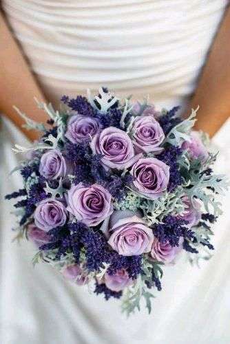 Pretty Purple Wedding Bouquets