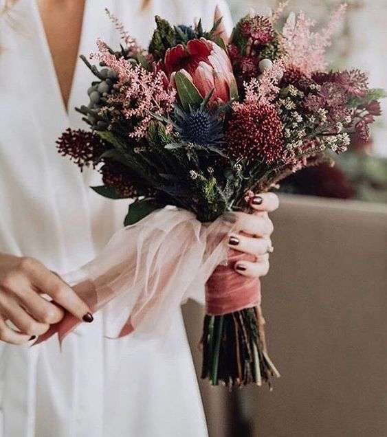 Lovely Fall Wedding Bouquets