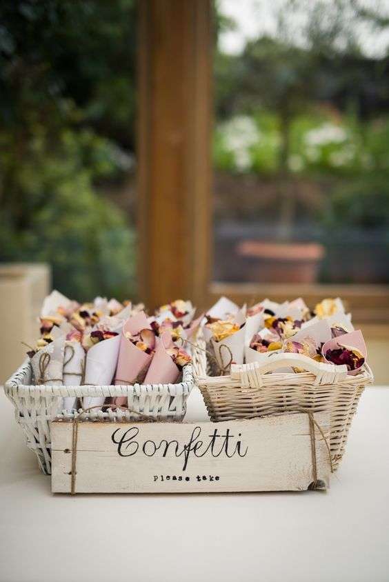 Trendy Ways to Include Baskets in Your Spring Wedding
