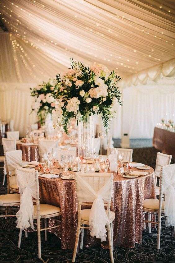 Fabulous Rose Gold Wedding Theme