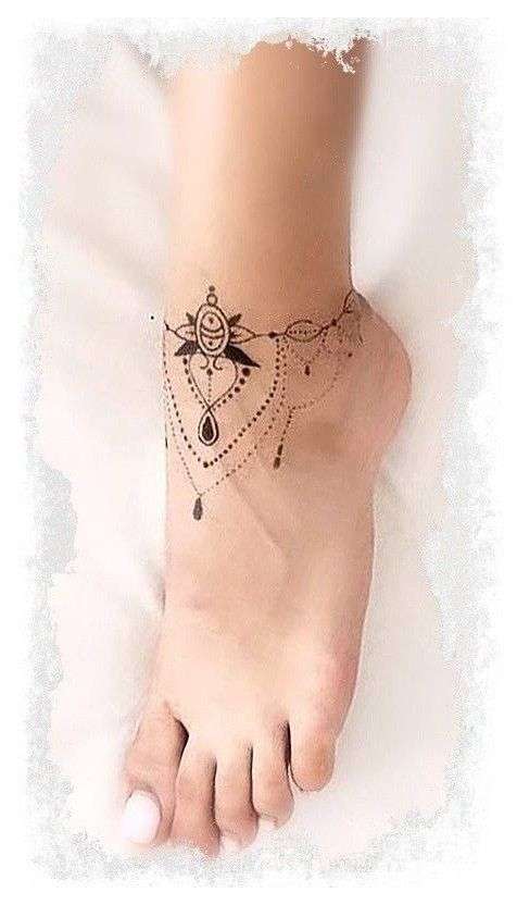 Henna Tattoo for Feet