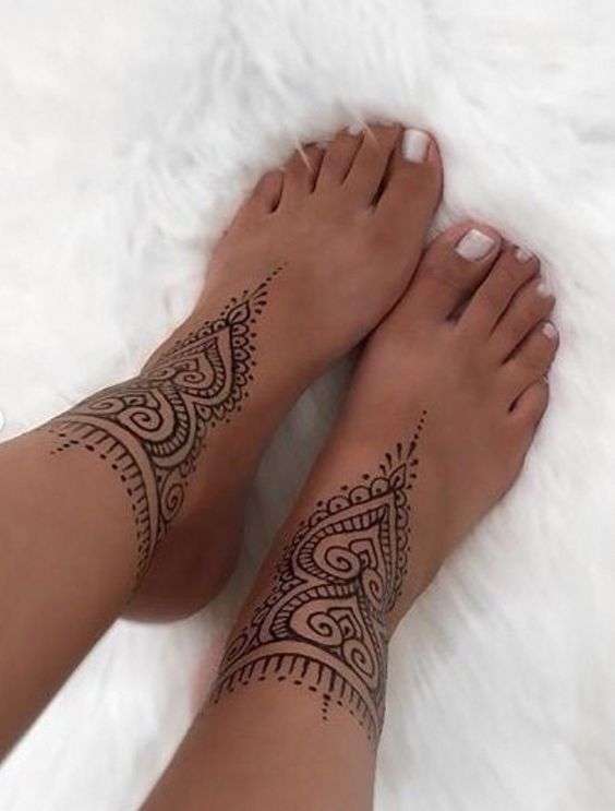 Bridal Henna Feet Designs | Arabia Weddings