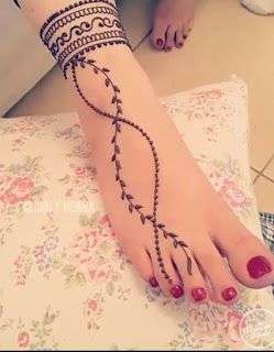 Henna Tattoo for Feet 3