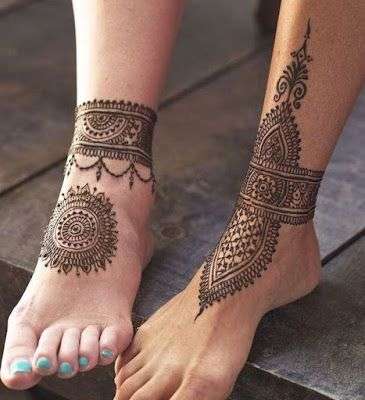 Henna Tattoo for Feet 7