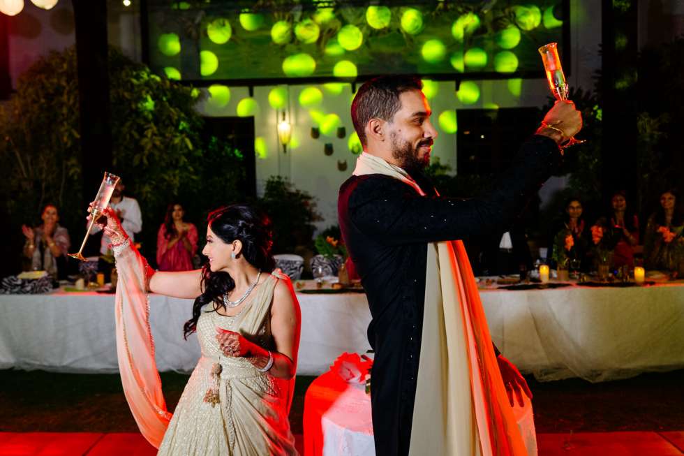 حفل زفاف سونال وويسلي في دبي